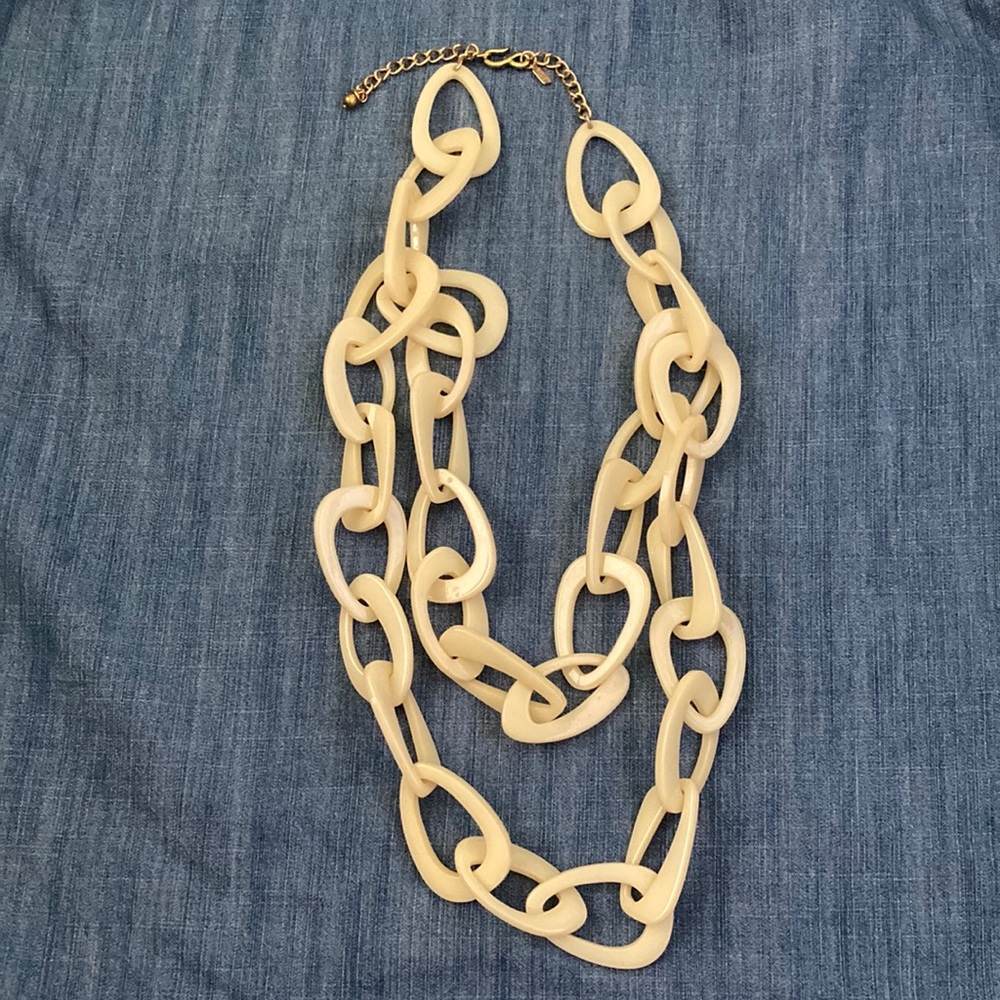 Anthropologie Lucite Necklace